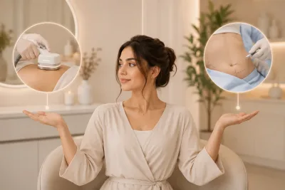 ما الفرق بين نحت الجسم غير الجراحي وشفط الدهون؟